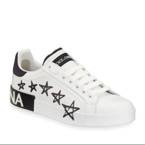 Dolce and Gabbana Portofino Stars Sneakers Sz 36.5
